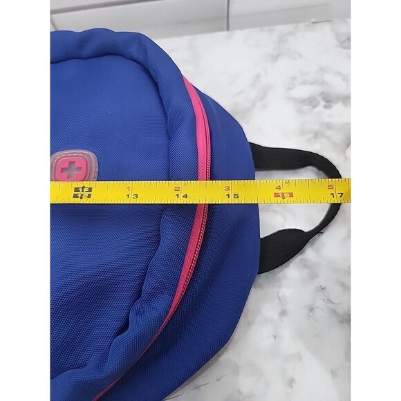 Swiss Gear Backpack Blue, Pink Floral Dragonfly Butterflies Disney Girl Style - Picture 11 of 12